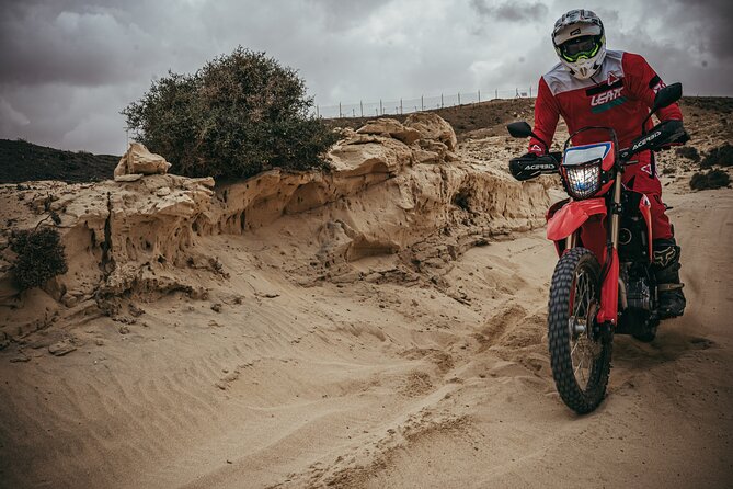 2-Hour Motorcycle Enduro Trip in Fuerteventura - Garcey Beach: finish beside the Atlantic