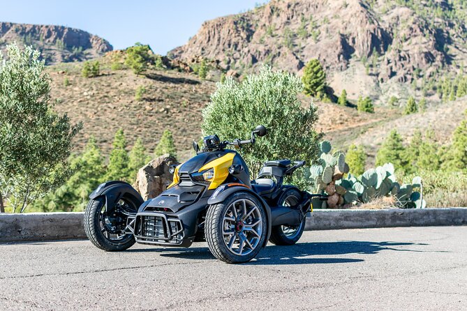 3 Wheel Motorcycle like Quad/Buggy Tour Gran Canaria (Maspalomas) - Fataga and the mountain road section