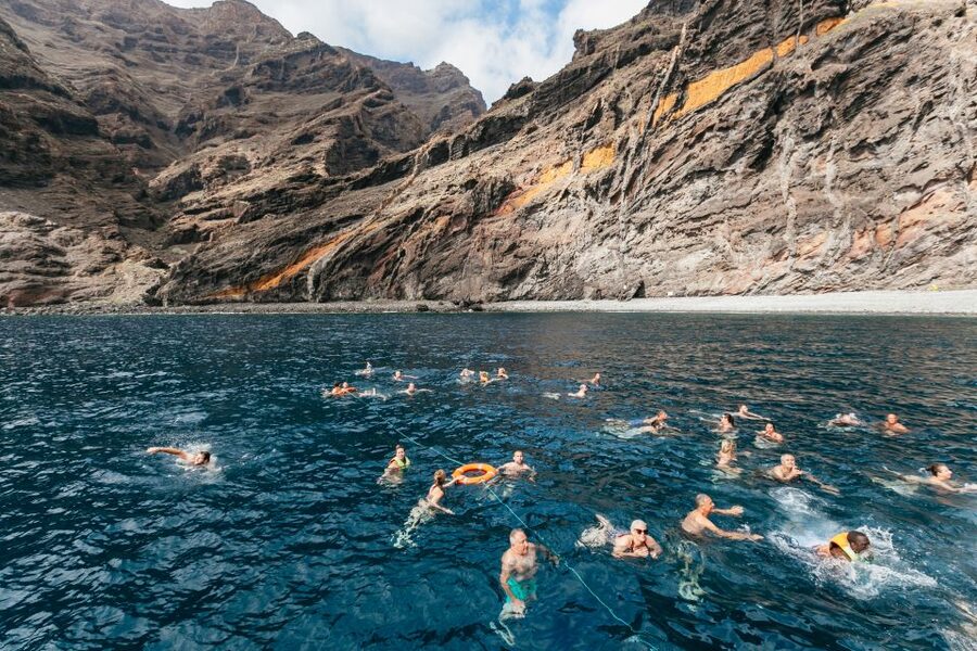 Adeje: Whale and Dolphin Watching Cruise with Lunch and Swim - Lunch, drinks, and the onboard rhythm