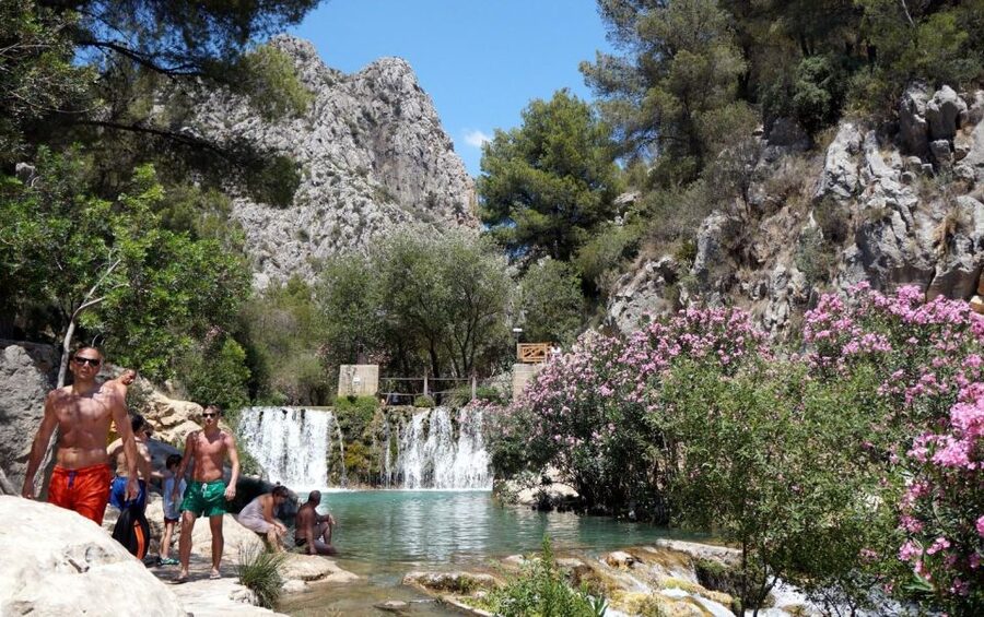 Algar Waterfalls Coach Trip - From Albir & Benidorm - The coach from Albir or Benidorm