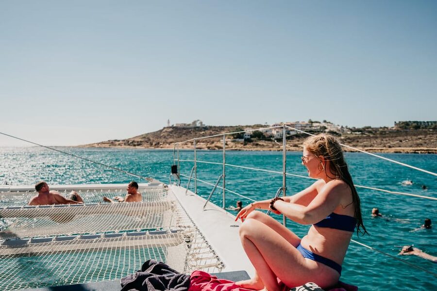 Alicante: 3-Hour Coastal Catamaran Cruise - Sun, shade, and space on board