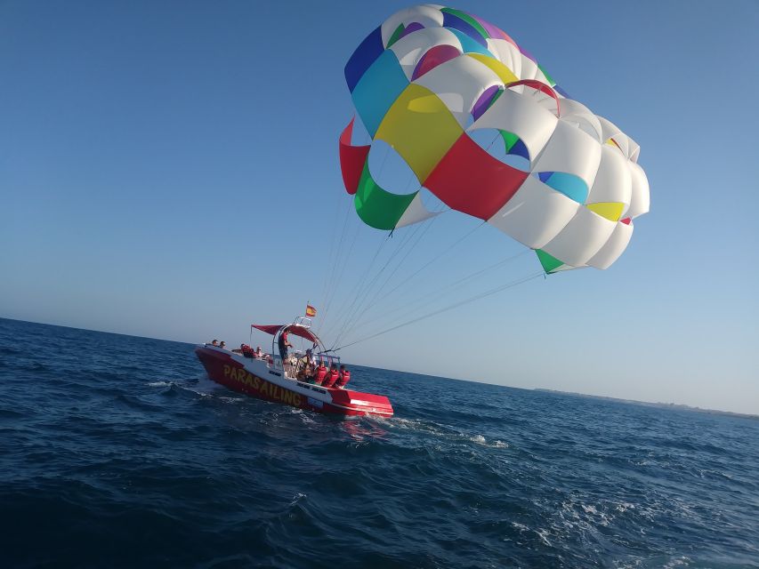 Alicante: Boat Trip and Parasailing Experience with Drink - From Marina de Alicante to the open water