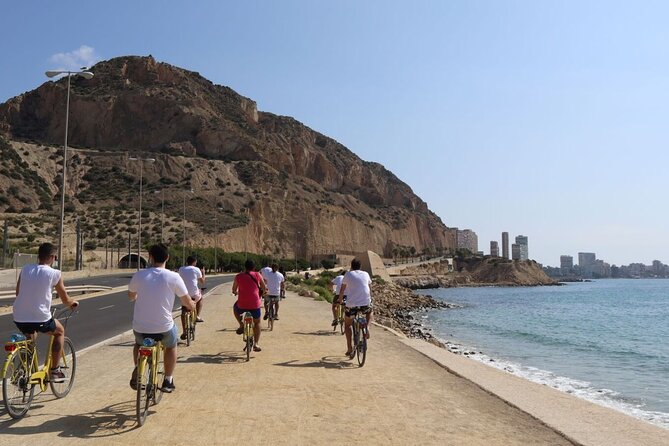 Alicante City & Beach Bike Tour - Postiguet Beach and the castle’s Moorish profile