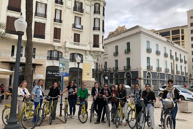 Alicante City & Beach Bike Tour - The Explanada, Alicante red marble, and the marina