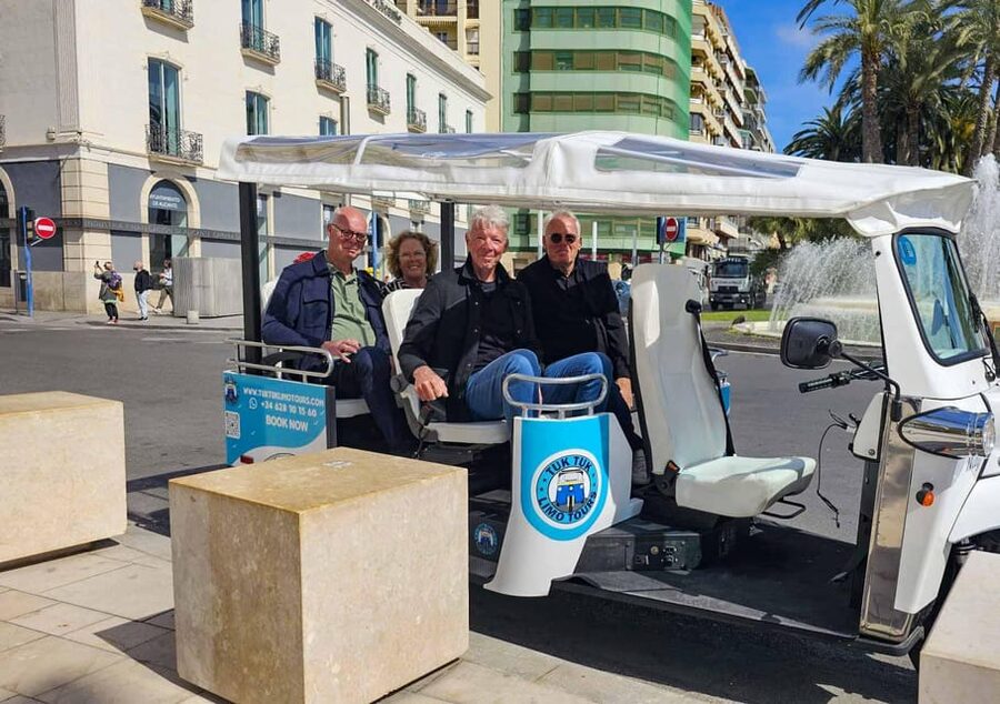 Alicante Tuk Tuk Overview Tour - The one-hour, two-hour, and three-hour choice