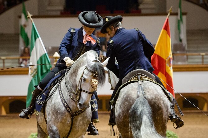 Andalusian Horses Dance Show - The carrousel brings the show together