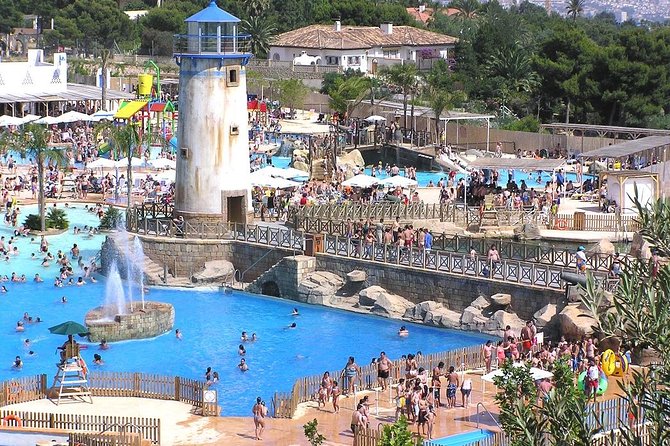 Aqua Natura Water Park Admission Ticket in Benidorm - The wave pool and the calmer areas
