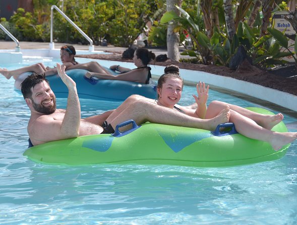 Aqualava Waterpark Lanzarote Entrance Ticket - Loungers, umbrellas, and practical comfort