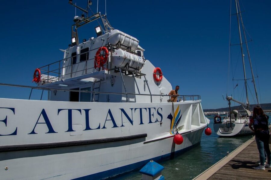 Barbate: Sunset Cruise with Glass of Cava - Leaving Barbate marina
