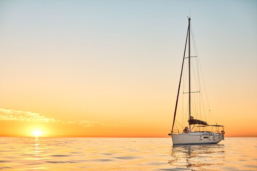 Barcelona: 2-Hour Sunset Sailboat Trip - Barcelona from offshore