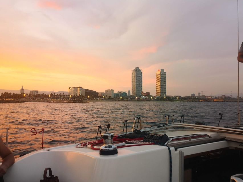 Barcelona: 2-Hour Sunset Sailboat Trip - Sunset, Cava, and the social mood