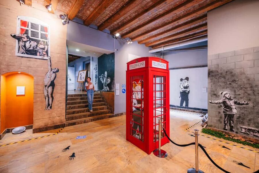 Barcelona: Banksy Museum, Permanent Exhibition Ticket - The exhibition route at Espacio Trafalgar