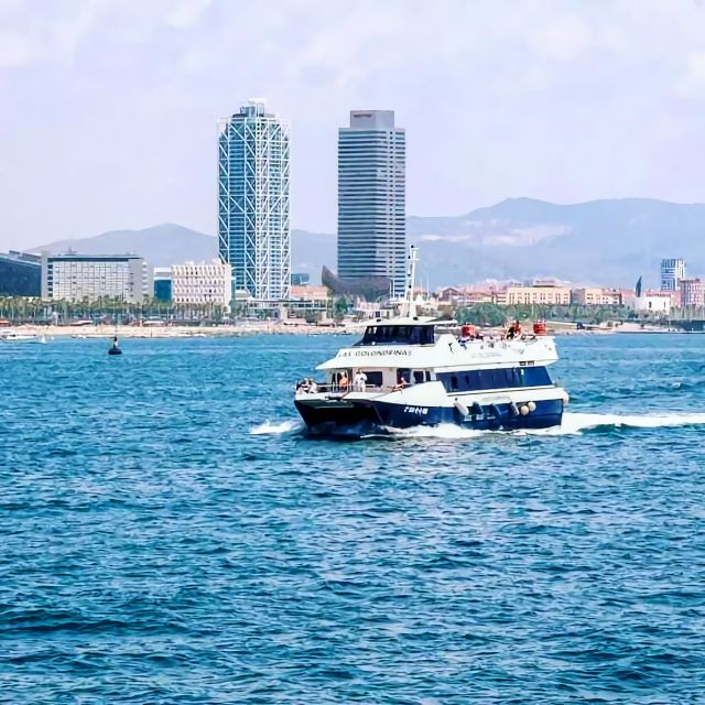 Barcelona: Boat Tour in Las Golondrinas - Starting beneath the Columbus Monument at Portal de la Pau
