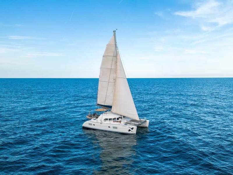 Barcelona: Catamaran Cruise w/ Sailing, Wine, & Tapa - Key points to know before you book