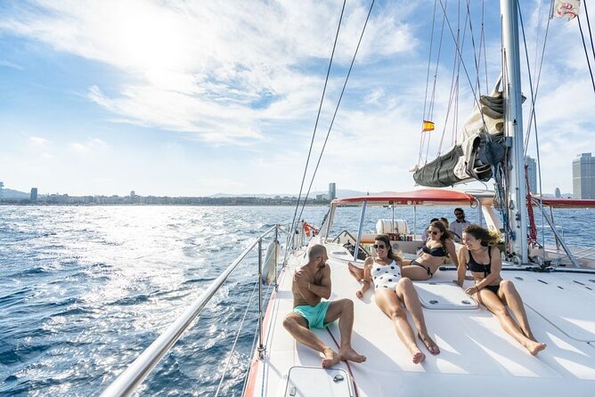 Barcelona Catamaran Cruise with Tapa & Drink Included - Choosing between daytime and sunset