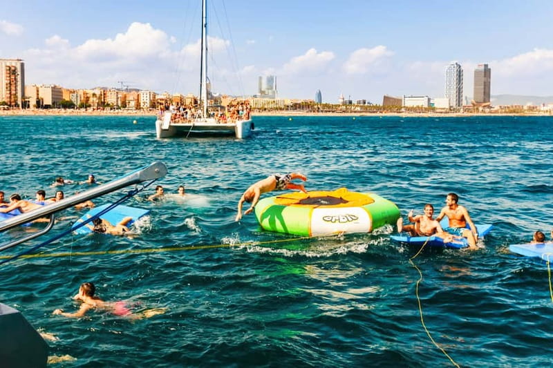 Barcelona: Catamaran Party Cruise with BBQ Meal - Finding the meeting point near Port Olímpic