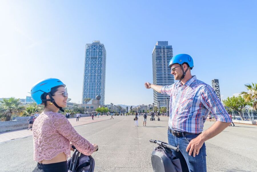 Barcelona: City and Seafront Guided Segway Tour - Learning to ride without panic