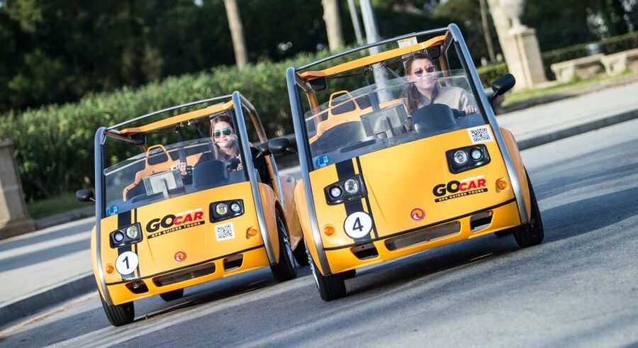 Barcelona: City Center and Olympic Park GoCar Experience - Starting at Arc de Triomf and heading toward Gaudi
