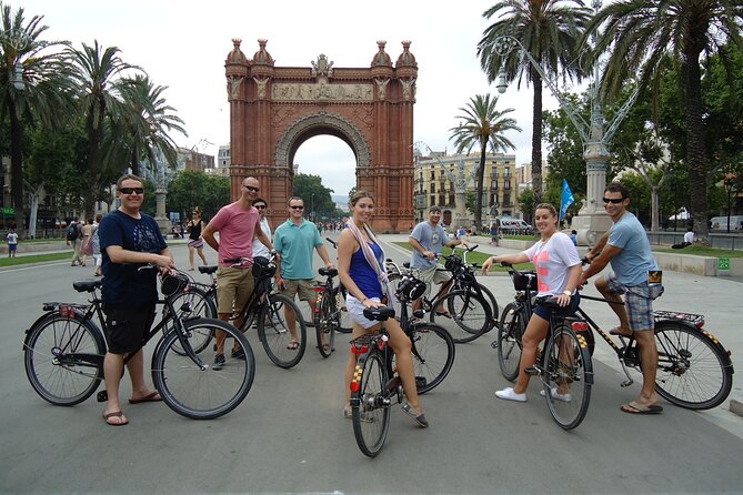 Barcelona City Highlights Bike Tour - Columbus Monument and the edge of La Rambla