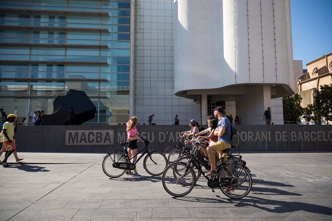 Barcelona City Highlights Bike Tour - Raval, the giant cat, and MACBA