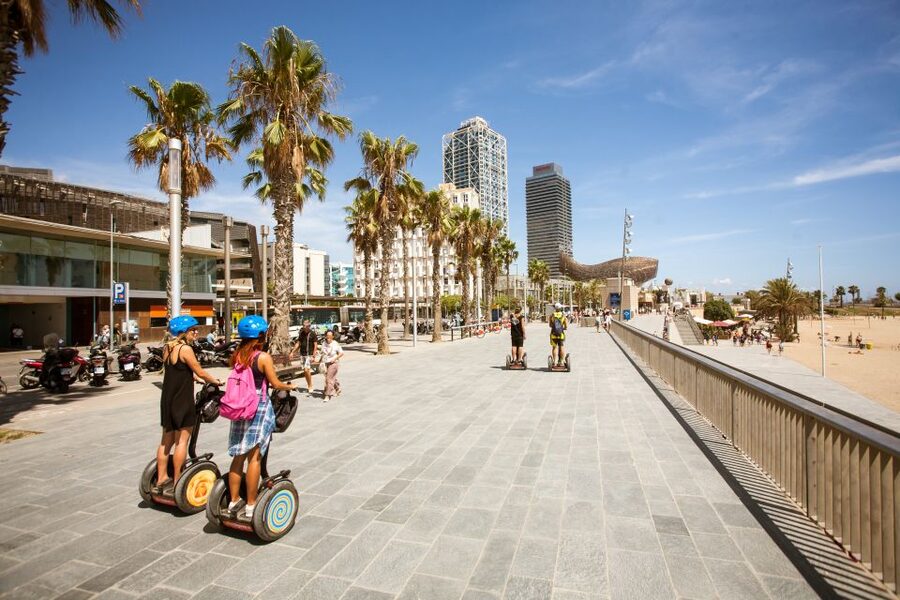 Barcelona: City Highlights Guided Segway Tour - Guides, group size, and the riding experience