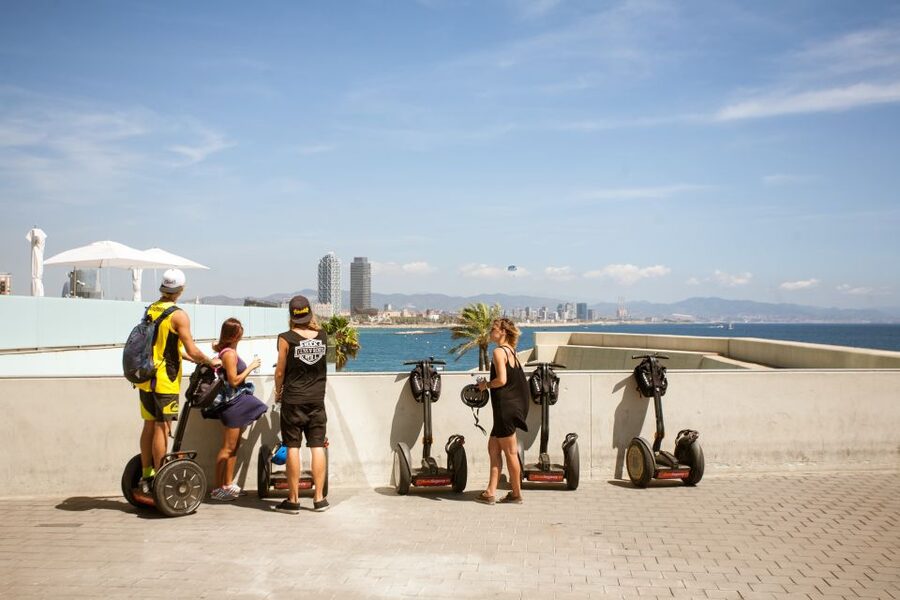 Barcelona: City Highlights Guided Segway Tour - Starting beside the Roman wall