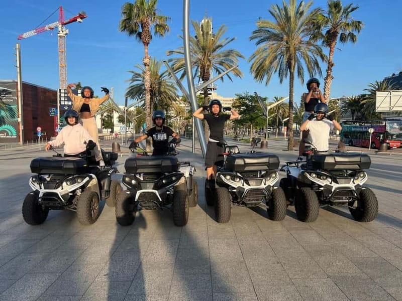Barcelona: City Sights Electric Quad Tour - The briefing, controls, and road confidence