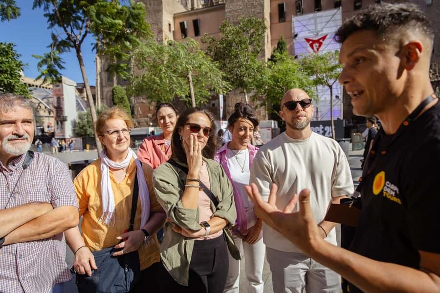 Barcelona: City Walking Tour with Local Guide - Plaça Sant Felip Neri, a quieter and more reflective stop
