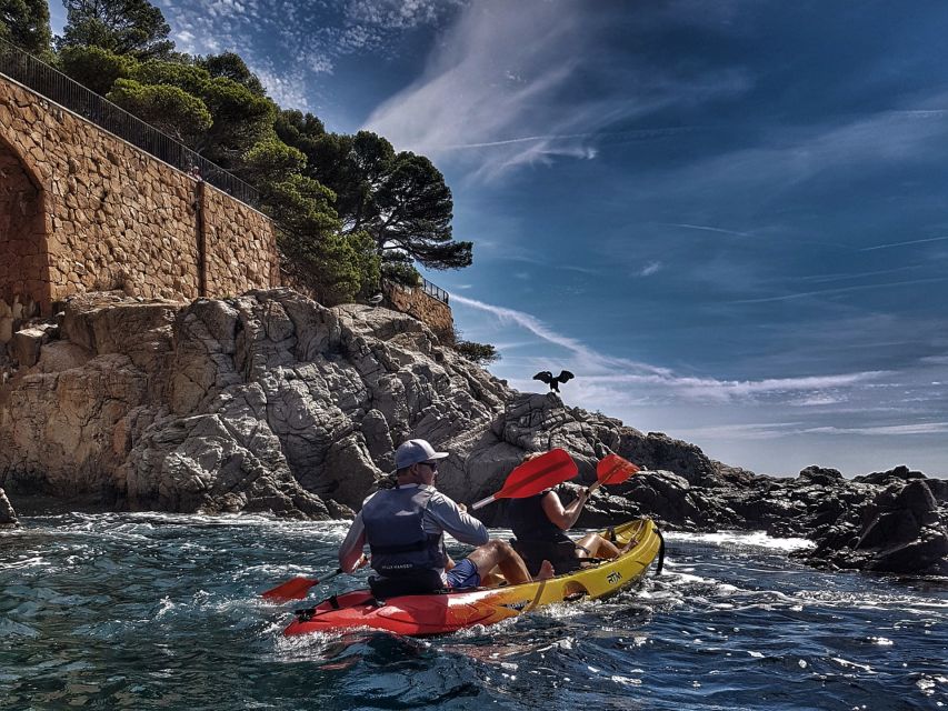 Barcelona: Costa Brava Hiking, Sea Kayaking & Lagoon Dipping - Kayaking through sandstone coves