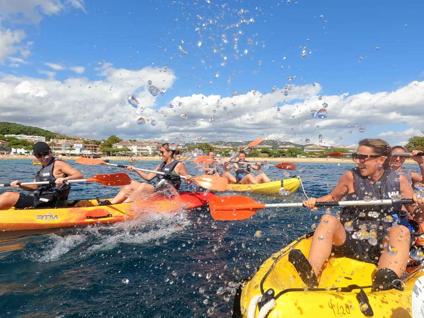 Barcelona: Costa Brava Kayak and Snorkel Tour with Lunch - The 80-minute ride to SAgaró