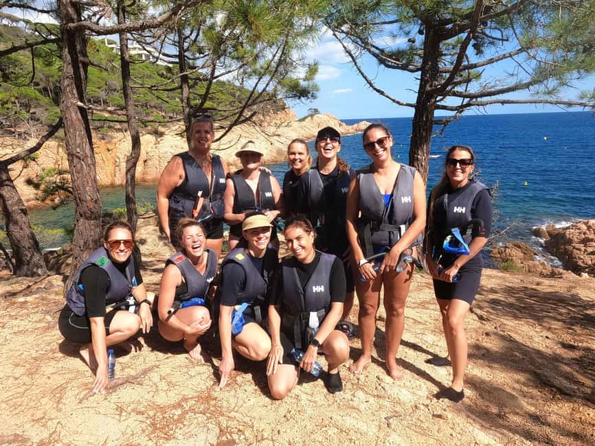 Barcelona: Costa Brava Kayak and Snorkel Tour with Lunch - Three free hours at SAgaró