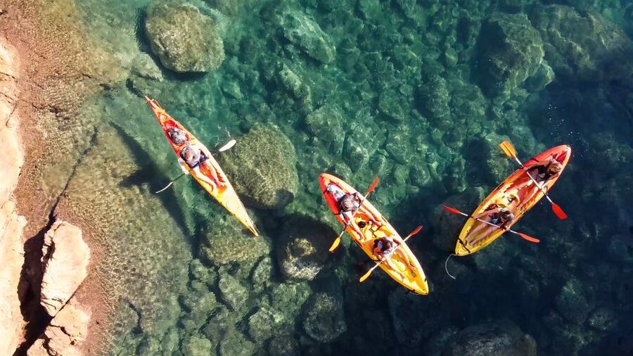 Barcelona: Costa Brava Kayak, Snorkel & Cliff Jump & Lunch - The guides make the difference