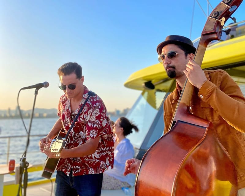 Barcelona: Daytime or Sunset Catamaran Cruise with Music - A Barcelona cruise built around atmosphere