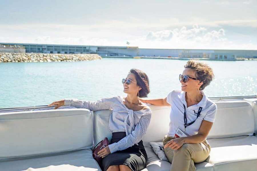 Barcelona: E-Bike Tour with Montjuic Cable Car & Boat Ride - Starting through El Raval and Paral·lel Avenue