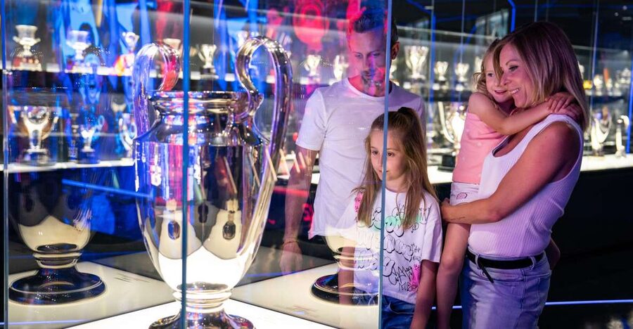 Barcelona: FC Barcelona Museum "Barça Immersive Tour" Ticket - Walking through We Are History
