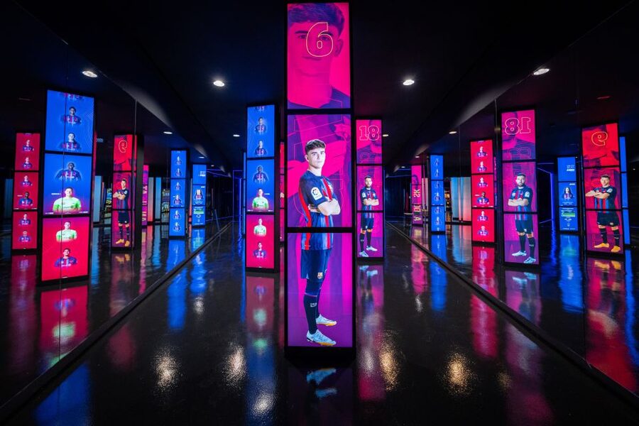Barcelona: FC Barcelona Museum "Barça Immersive Tour" Ticket - Looking ahead at Espai Barça