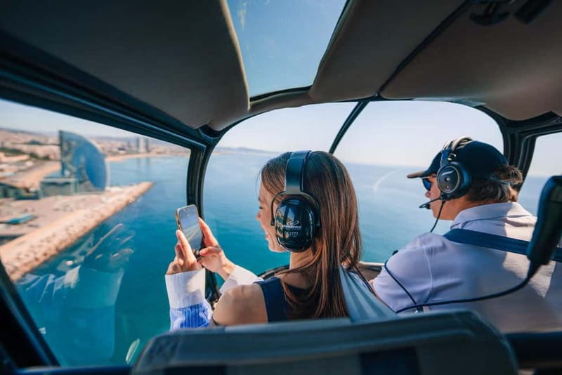 Barcelona: Helicopter Flight, Boat Ride, and Walking Tour - Key points at a glance