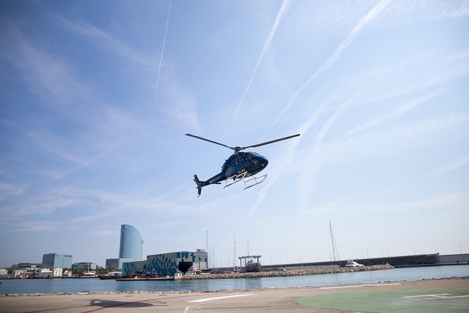 Barcelona Helicopter, Sailboat & Old Town Private Walking Tour - The heliport and the six-minute flight