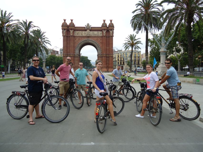 Barcelona Highlights Bike Tour: Cycle along the beach! - Columbus Monument and the old city edge
