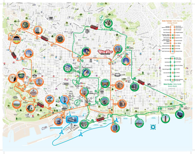 Barcelona: Hop-On Hop-Off Bus with Sailing Cruise - Weather, events, and changing schedules