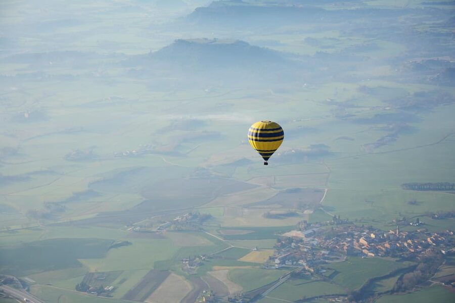 Barcelona: Hot Air Balloon Ride with Optional Transportation - Landing, packing, and the Cava toast