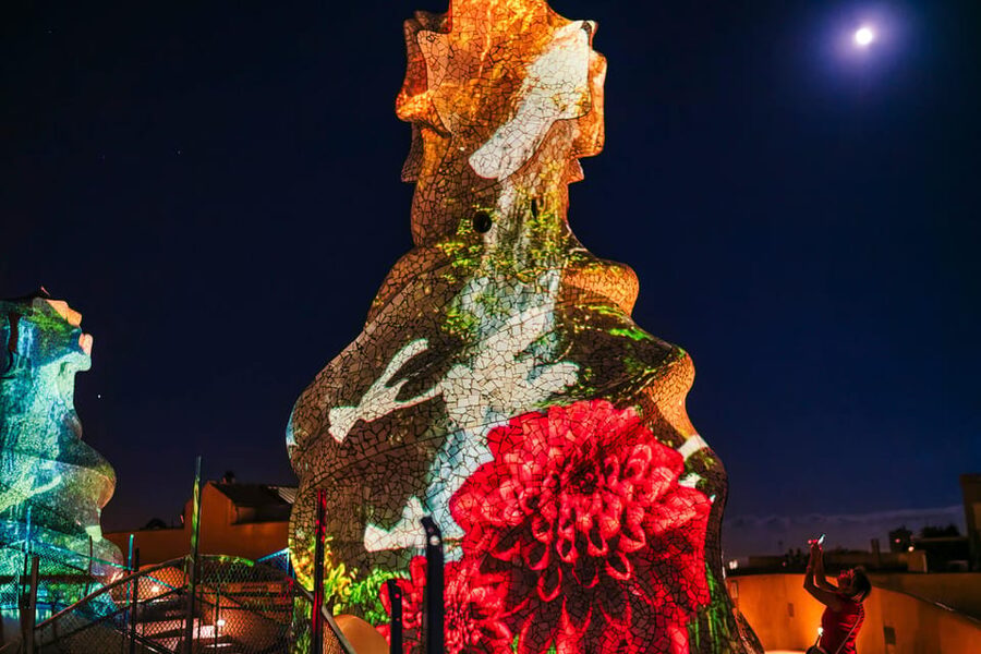Barcelona: La Pedrera Night Experience - The penthouse adds a quieter architectural pause