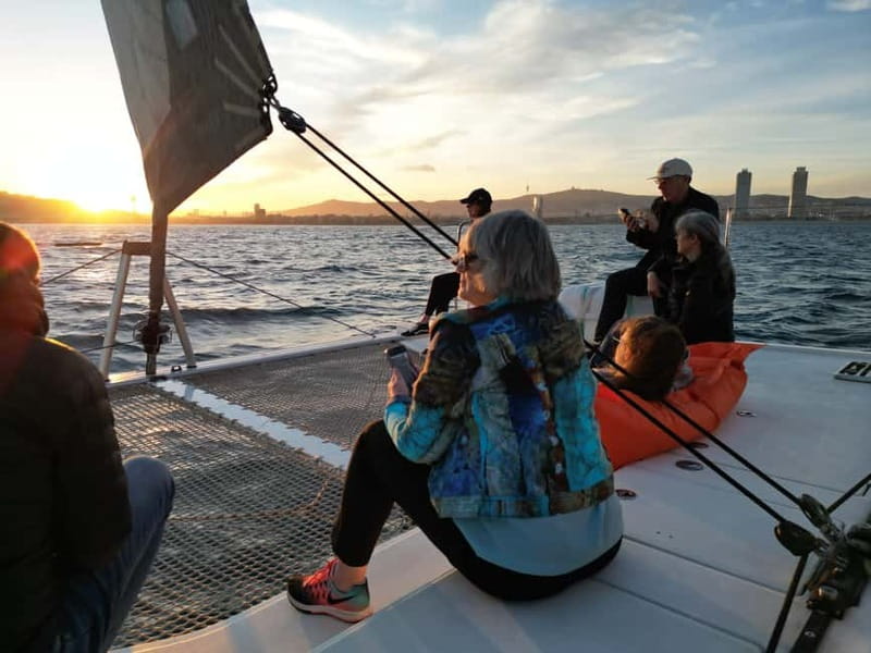 Barcelona: Luxury Catamaran Sunset Cruise - The final 15 minutes and Barcelona’s sunset