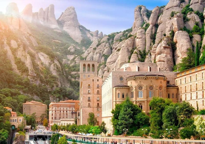 Barcelona: Montserrat Monastery and Black Madonna Day Trip - The coach ride from Eixample to the mountain