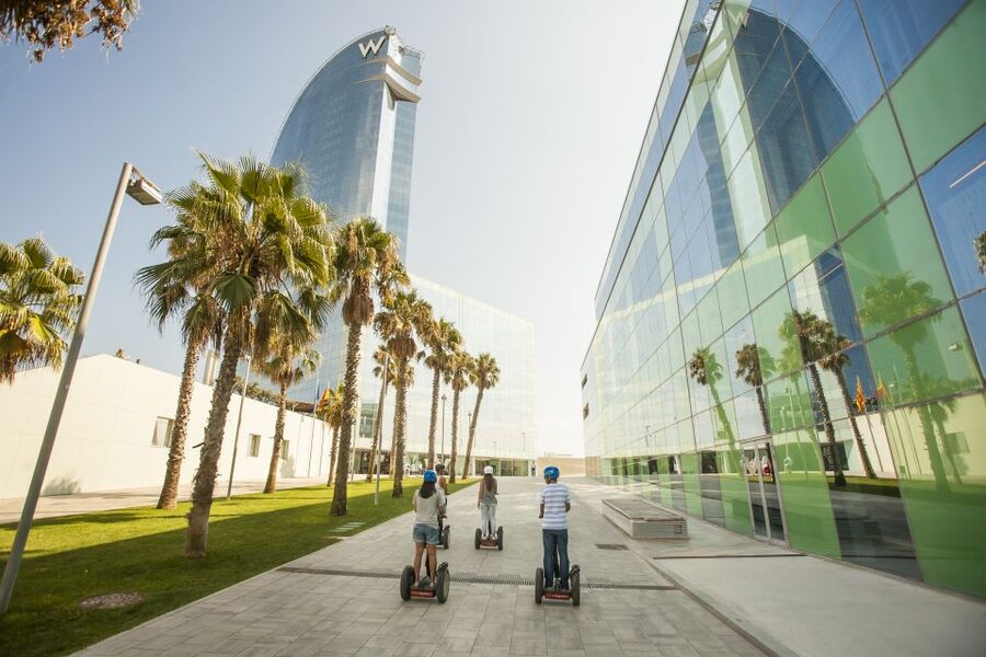 Barcelona: Old Port and Gothic Quarter Guided Segway Tour - Along Barceloneta’s beach promenade