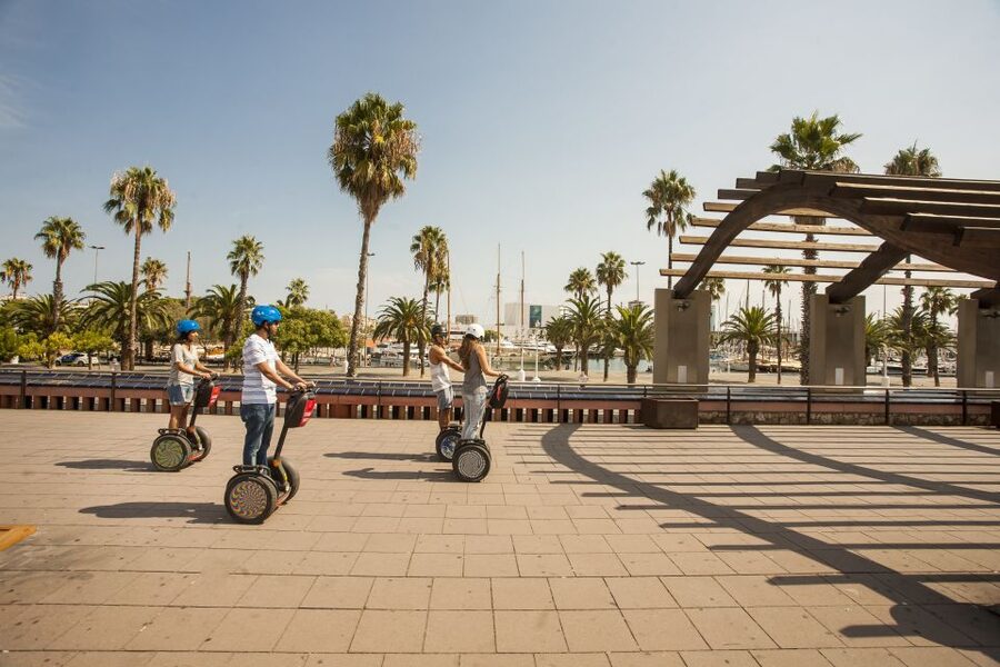 Barcelona: Old Port and Gothic Quarter Guided Segway Tour - The W Hotel terrace and Olympic Port