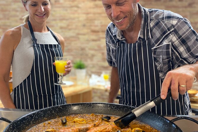 Barcelona Paella Cooking Class & Boqueria & Hofmann-Trained Chefs - Inside the refurbished cooking studio