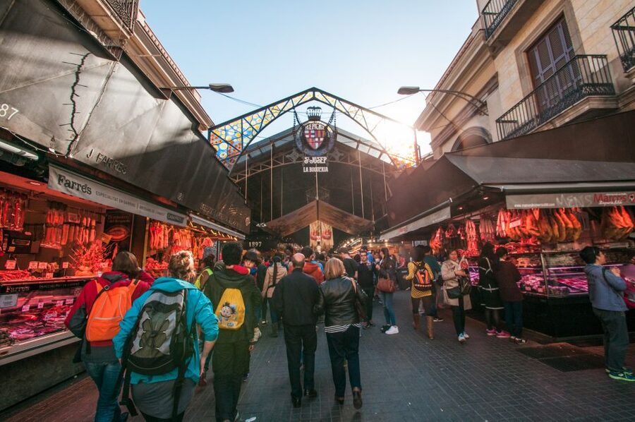 Barcelona: Paella Cooking Experience & Boqueria Market Tour - Starting beside Las Ramblas