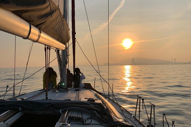 Barcelona Private Sunset Sailing with Drinks - Leaving the marina for the sunset sail