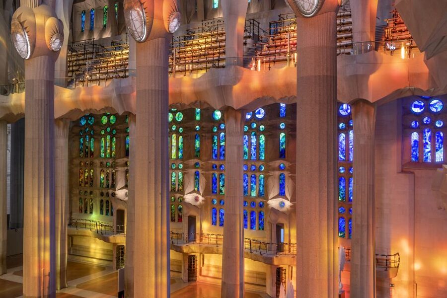 Barcelona: Sagrada Familia Entry Ticket with Audio Guide - Inside the Basilica: Columns, Color, and Height
